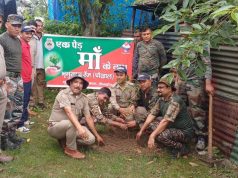 Environmental conservation campaign organised by 127 Infantry Battalion (TA)