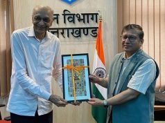 Upendra Arora of Natraj Publishers meets Forest Chief Kapil Lall