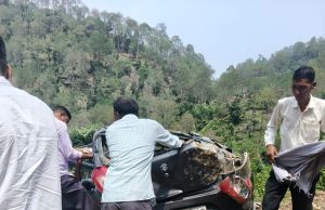 Car falls into gorge in Almora’s Lamgara area, 4 killed, 2 injured