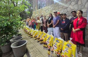 Bhagwan Shankar Ashram provides free ration to needy families