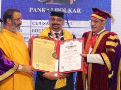 Cedar Brook University honours Dr Pankaj Holkar with honorary doctorate