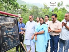Foundation stone laid for alternative motorable road in Purukul