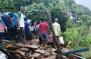 Heavy rain triggers house collapse in Pauri’s Mahar Gaon, rescue underway