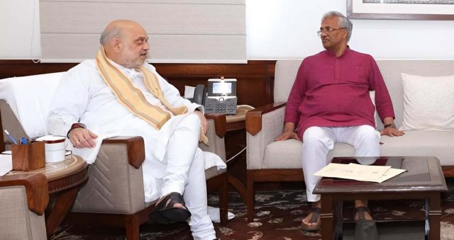 APS Trivendra Rawat meeting Amit Shah
