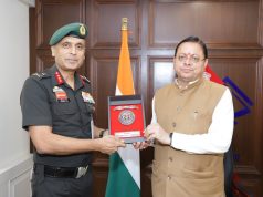 DG NCC calls on CM Dhami: Expansion & Infrastructure Development of NCC discussed