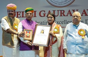 Vidushi Nishank receives inaugural ‘Delhi Gaurav Samman-2026’