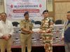 Sandeep Sahni honoured for 14 years of promoting Blood Donation in Mussoorie