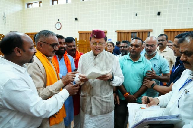 Dhami directs officials to ensure timely resolution of public grievances