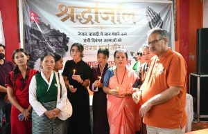 Ganesh Joshi pays tribute to victims of Nepal Disaster