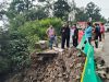 DM inspects road condition at Mussoorie’s ‘Pani Wala Bend’
