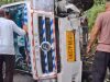 Roadways Tempo Traveller overturns after brake failure in Mussoorie, 17 injured