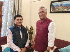 BJP General Secretary, Phanindranath Sharma calls on Trivendra Rawat