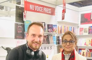 Aloka Dasgupta Niyogi’s debut novel on display at Frankfurt Book Fair