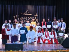 Virasat Sadhana blossoms with melodious voices of school students